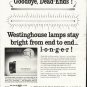1958 Westinghouse Ad "Dead Ends"