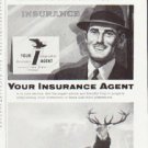 1957 The Hartford Insurance Ad "Your Insurance Agent"