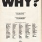 1972 Volkswagen Ad "Why?"