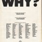 1972 Volkswagen Ad "Why?"