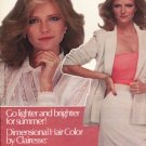 1980 Clairesse by Clairol Ad "Go lighter"