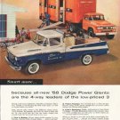 1958 Dodge Trucks Ad "all-new '58 Dodge Power Giants" ~ (model year 1958)