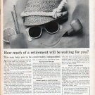 1961 Members New York Stock Exchange Ad "retirement"