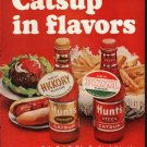 1965 Hunt's Catsup Ad "Catsup in flavors"