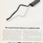 1963 Perfect Circle Piston Rings Ad "smoking habit"