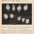 1963 Longines-Wittnauer Watch Ad "Dollar for Dollar"