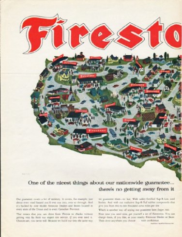 1965 Firestone Tires Ad "Your Symbol"