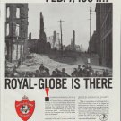 1961 Royal-Globe Insurance Companies Ad "FEB. 7, 1904 ... Royal-Globe"