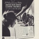 1937 Hoover Cleaning Ensemble Ad "30th Anniversary"