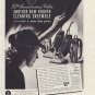 1937 Hoover Cleaning Ensemble Ad "30th Anniversary"