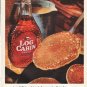 1961 Log Cabin Syrup Ad "real maple flavor"