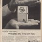 1960 RCA Victor Ad "Smallest Big Radio"