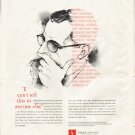 1961 Mead Johnson Laboratories Ad "I can't tell this"