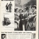 1961 Listerine Antiseptic Ad "Be Prepared"