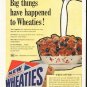 1958 Wheaties Ad "Big things"