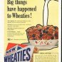 1958 Wheaties Ad "Big things"