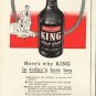 1948 Brown-Forman Whisky Ad "King"