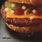 1980 McDonald's Ad "100% pure."