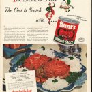 1948 Hunt's Tomato Sauce Ad "The Steak is Swiss"