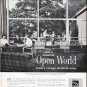 1961 Libbey * Owens * Ford Glass Ad "Open World"
