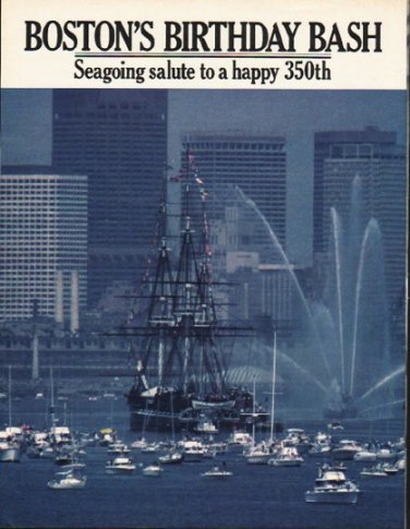 1980 Boston's Birthday Bash Article ~ happy 350th