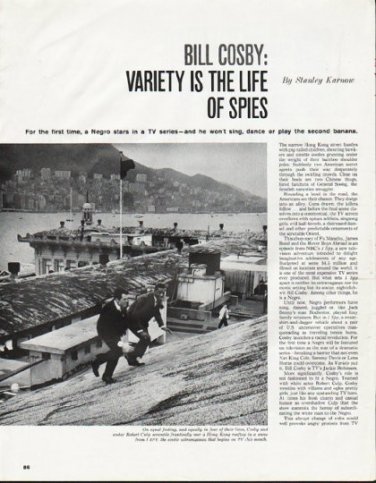 1965 Bill Cosby Article "Variety is the Life of Spies"