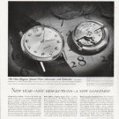 1963 Longines-Wittnauer Watch Ad "New year"
