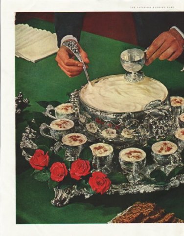 1958 Four Roses Whiskey Ad "Antique"