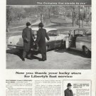 1958 Liberty Mutual Insurance  Ad "thank your lucky stars"