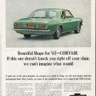 1965 Chevrolet Corvair Ad "off your chair" ~ (model year 1965)