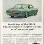 1965 Chevrolet Corvair Ad "off your chair" ~ (model year 1965)