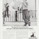 1959 The Hartford Insurance Ad "really ours"