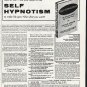 1965 Self Hypnotism Book Ad ~ by Leslie M. Lecron
