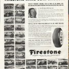 1961 Firestone Tires Ad "race at Indianapolis"