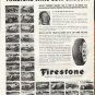 1961 Firestone Tires Ad "race at Indianapolis"