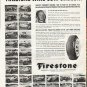 1961 Firestone Tires Ad "race at Indianapolis"