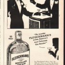 1948 Fleischmann's Gin Ad "Not just dry"