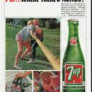 1965 7-Up Ad "Where There's Action"