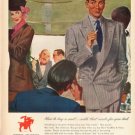 1948 Hart Schaffner & Marx Ad "How to buy a suit"