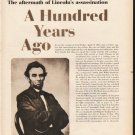 1965 Lincoln Assassination Article "A Hundred Years Ago"