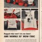 1965 AMF Mow-Trac Ad "Rugged rider"