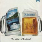 1965 Hamm's Beer Ad "picture of freshness"