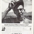1963 Mutual Of New York Ad "What in blazes"
