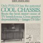 1963 Philco Television Ad "Cool Chassis"