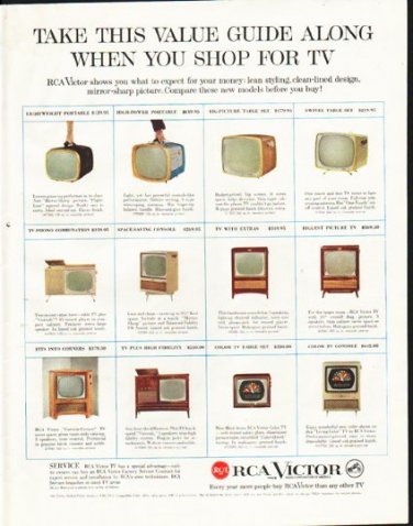 1958 RCA Victor Ad "Take this value"
