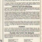 1980 Animal Cruelty Institute Ad "Save The Whales"