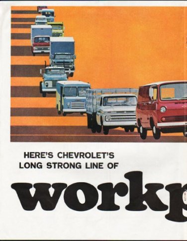 1965 Chevrolet Trucks Ad "workpower" ~ (model year 1965)