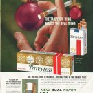 1958 Tareyton Cigarettes Ad "marks the real thing"