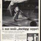 1961 Jockey Briefs Ad "Jockey support"