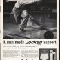 1961 Jockey Briefs Ad "Jockey support"
